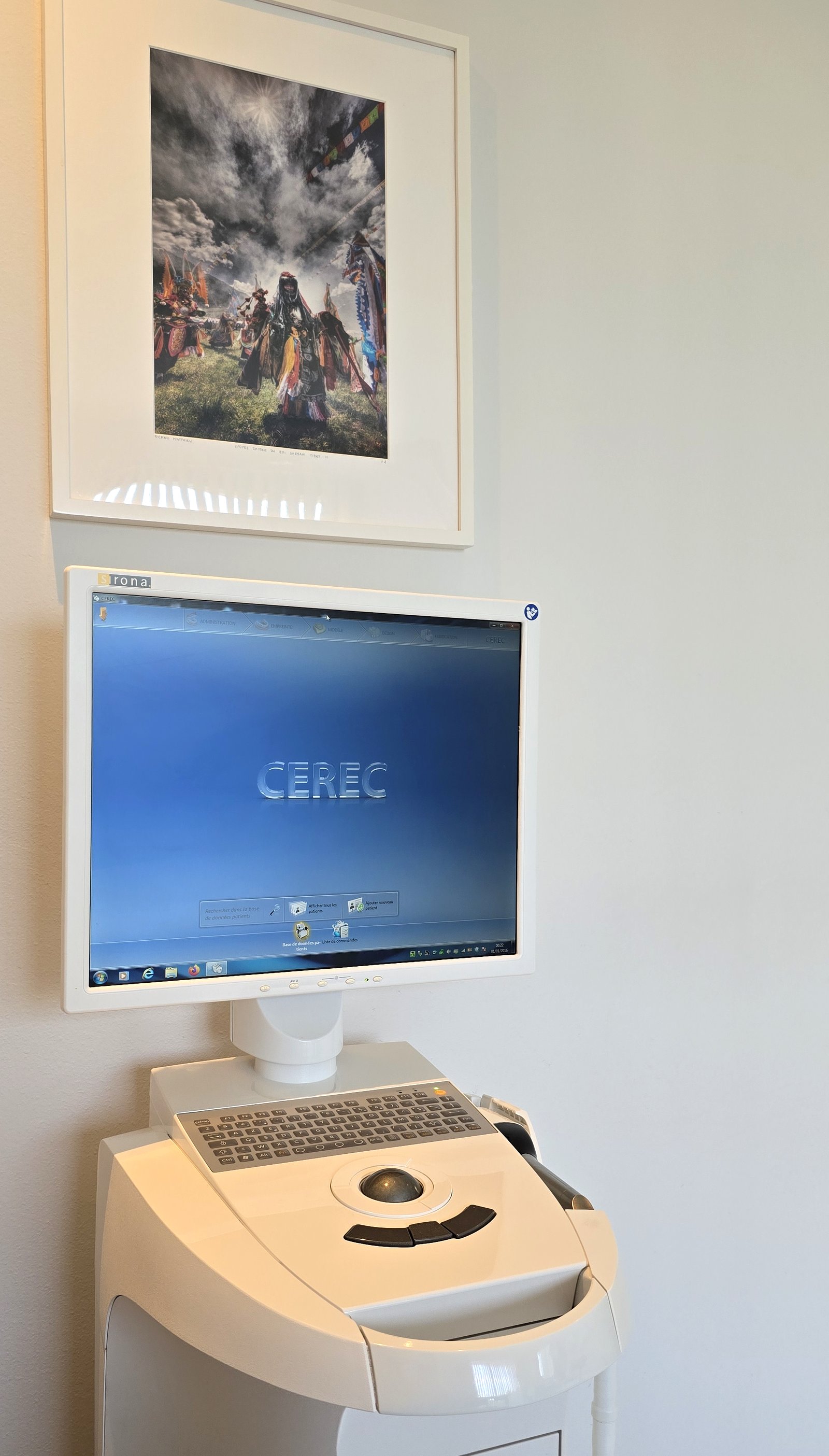 Station CEREC — conception de couronne céramique